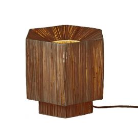 Veioze - Veioza/Lampa Eco din Rafie, Panama octogon S, maro