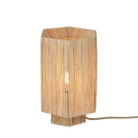 Veioze - Veioza/Lampa Eco din Rafie, Panama octogon L, natur