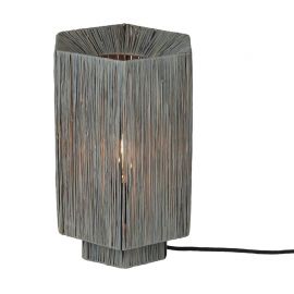 Veioze - Veioza/Lampa Eco din Rafie, Panama octogon L, gri