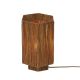 Veioza/Lampa Eco din Rafie, Panama octogon L, maro