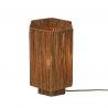 Veioza/Lampa Eco din Rafie, Panama octogon L, maro
