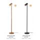 Lampadare - Lampa de podea Eco din Bambus Java GU10, negru