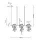 Pendule, Lustre suspendate - Lustra suspendata cu suport pentru plante PLANT 3L