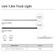Spoturi, Proiectoare pe sina - Accesoriu, Spot directionabil Eik alb, pentru sina Nordlux Link