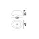 Lustre aplicate - Lustra aplicata design modern, LEFKO-AERE, L 60cm