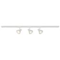 Set, Sina 1 metru Nordlux Link cu 3 Spoturi directionabil Eik alb