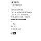 Lustre aplicate - Lustra aplicata design modern, LEFKO-AERE, L 50cm