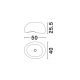 Lustre aplicate - Lustra aplicata design modern, LEFKO-AERE, L 50cm