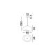 Pendule, Lustre suspendate - Lustra suspendata design modern, LEFKO-AERE, L 60cm