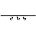 Set, Sina 1 metru Nordlux Link cu 3 Spoturi directionabil Eik negru