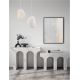 Pendule, Lustre suspendate - Lustra/Pendul design modern, TEMPUS-LEFKO, L 30cm