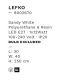 Pendule, Lustre suspendate - Lustra/Pendul design modern, TEMPUS-LEFKO, L 30cm