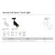 Spoturi, Proiectoare pe sina - Accesoriu, Spot directionabil Jerome alb, pentru sina Nordlux Link
