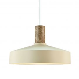 Pendule, Lustre suspendate - Lustra Design Modern, Metal, Marmura, Elvas bej