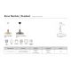 Pendule, Lustre suspendate - Lustra Design Modern, Metal, Marmura, Elvas bej