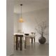 Pendule, Lustre suspendate - Lustra/Pendul lemn natural, ELYSIAN, D 30cm