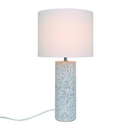 Veioze - Veioza, Lampa de Masa, Terrazzo, Textil, Antiga