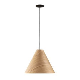 Pendule, Lustre suspendate - Lustra/Pendul lemn natural, ELYSIAN, D 45cm