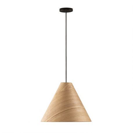 Pendule, Lustre suspendate - Lustra/Pendul lemn natural, ELYSIAN, D 45cm