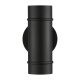 Aplice - Aplica de Perete Exterior, Iluminat Sus si Jos, Protectie IP54, Artilus negru
