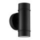 Aplice - Aplica de Perete Exterior, Iluminat Sus si Jos, Protectie IP54, Artilus negru