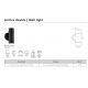 Aplice - Aplica de Perete Exterior, Iluminat Sus si Jos, Protectie IP54, Artilus negru