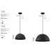 Pendule, Lustre suspendate - Lustra/Pendul design decorativ, TALCUM, D 42cm