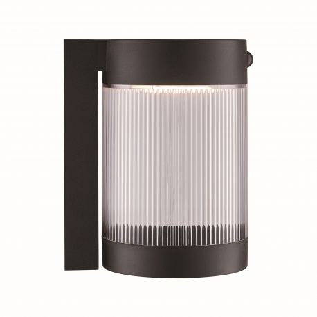 Lampi decorative si solare - Aplica solara cu senzor de miscare, protectie IP44, Coupar negru