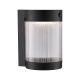Lampi decorative si solare - Aplica solara cu senzor de miscare, protectie IP44, Coupar negru