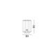 Lampadare - Lamparar/Lampa de podea design decorativ, MILA H 50cm