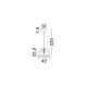 Pendule, Lustre suspendate - Lustra/Pendul design decorativ, SORELLO D 42cm