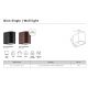 Aplice - Aplica de Perete Exterior, Protectie IP44, Dion Single Rusty