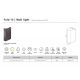 Aplice - Aplica LED exterior cu iluminat sus si jos IP54 Fold 15 Seaside black