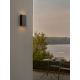Aplice - Aplica LED exterior cu iluminat sus si jos IP54 Fold 15 Seaside black