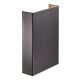 Aplica LED exterior cu iluminat sus si jos IP54 Fold 15 Seaside black