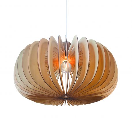 Pendule - Lustra Suspendata din Lemn, Hazo 65 Natur