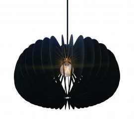 Pendule - Lustra Suspendata din Lemn, Hazo 65 Negru