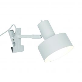 Lampi birou - Veioza/ Lampa cu clips/ clema de birou Matis alb