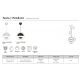 Pendule, Lustre suspendate - Pendul Design Nordic Minimalist, Tavia alb