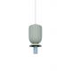 Pendule, Lustre suspendate - Pendul cu Forma Organic din Ceramica si Sticla, Sadie bej