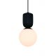 Pendul cu Forma Organic din Ceramica si Sticla, Sadie negru