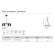 Candelabre, Lustre - Candelabru Design Scandinav Minimalist, 6xGU10, Vico negru