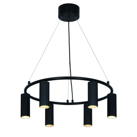 Candelabre, Lustre - Candelabru Design Scandinav Minimalist, 6xGU10, Vico negru