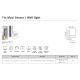 Aplice - Aplica Perete Exterior, Protectie IP54, Senzor de miscare, Tin Maxi Galvanizat
