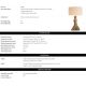 Veioze - Veioza, Lampa de masa LUX Banyan Vintage Brass