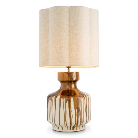 Veioze - Veioza, Lampa de masa LUX, Ceramica, Maro, Lorena