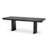Masa Dining din Lemn, MDF furniruit, Gri Carbune, Winston 230x100cm