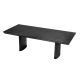 Mese dining - Masa Dining din Lemn, MDF furniruit, Gri Carbune, Winston 230x100cm