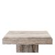 Masute Living - Masuta de Cafea Design LUX, Travertin, Silver, Sartoria, 83x83cm