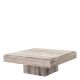 Masute Living - Masuta de Cafea Design LUX, Travertin, Silver, Sartoria, 83x83cm